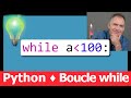 cours python • Boucle while • Tant que • programmation • tutoriel • lycée