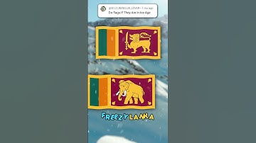 ❄️Flags if They Were in ICE AGE! #flag #flags #countries
