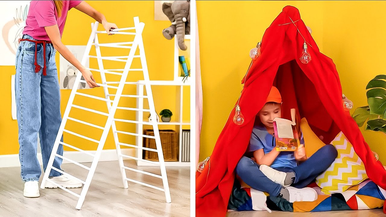 DIY Secret Room and Play Houses for your kids. Kids room makeovers