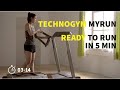 Technogym myrun installation  ready to run in 5 min