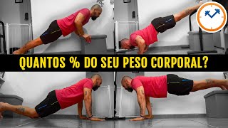 QUANTO do SEU PESO você levanta na FLEXÃO DE BRAÇO? | Saúde na Rotina