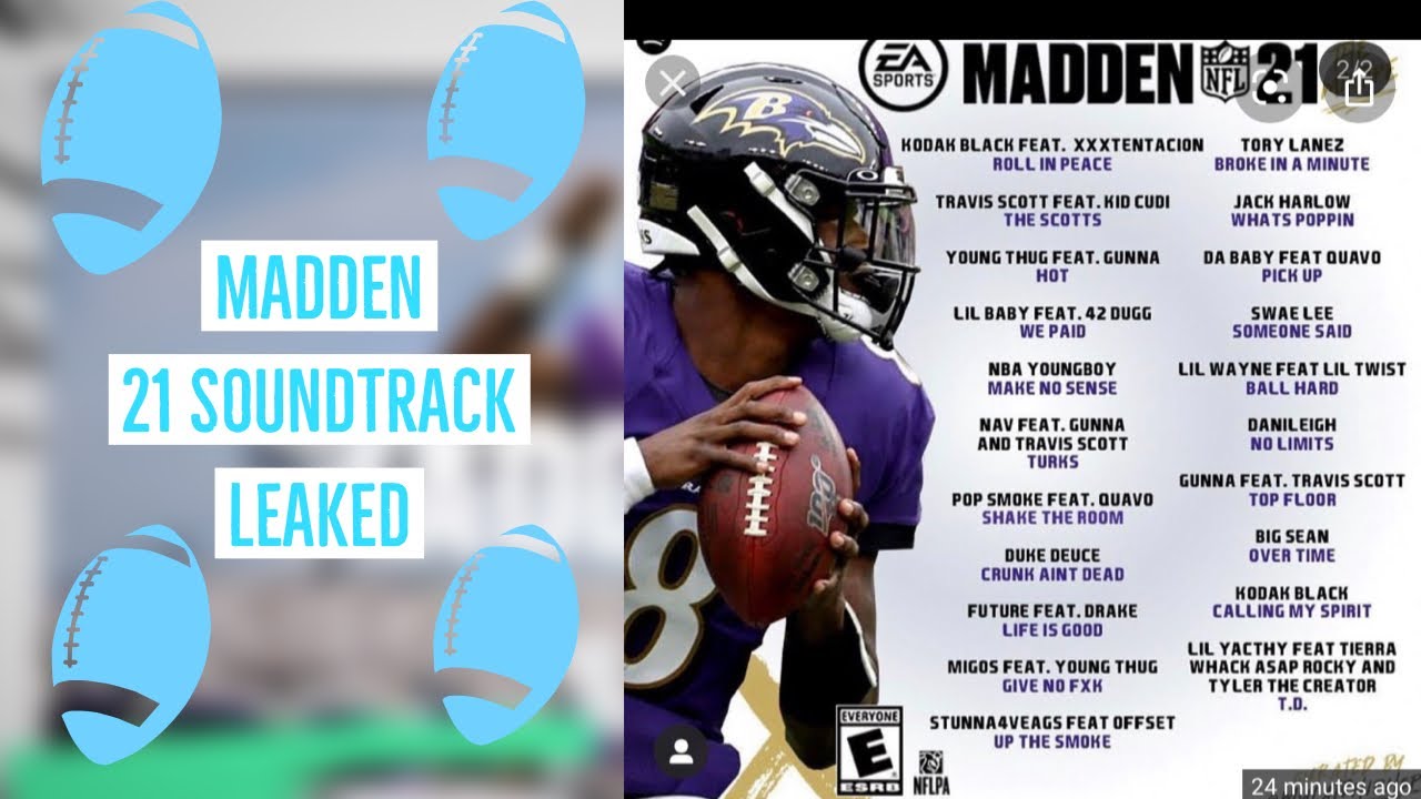 MADDEN NFL 21 SOUNDTRACK “LEAKED”