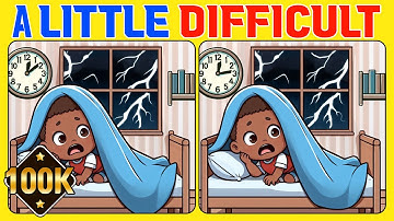 🧠🧩Spot the Difference | Cognitive exercise 《A Little Difficult》