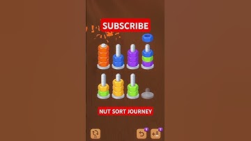 Nut Sort Journey Game #games #puzzle #multigame #puzzlegame #androidgames #androidgames #puzzlesgame