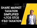 Tax on Stock Market Transactions | F&O Taxation | STCG and LTCG | Business Income