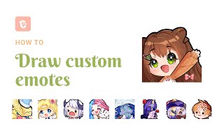 How To Draw Custom Emotes For Twitch, Youtube or Discord ✧ Clip Studio Paint Tutorial for Beginners