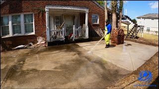 Sweet Old Man Was At RISK With His DRIVEWAY This FILTHY