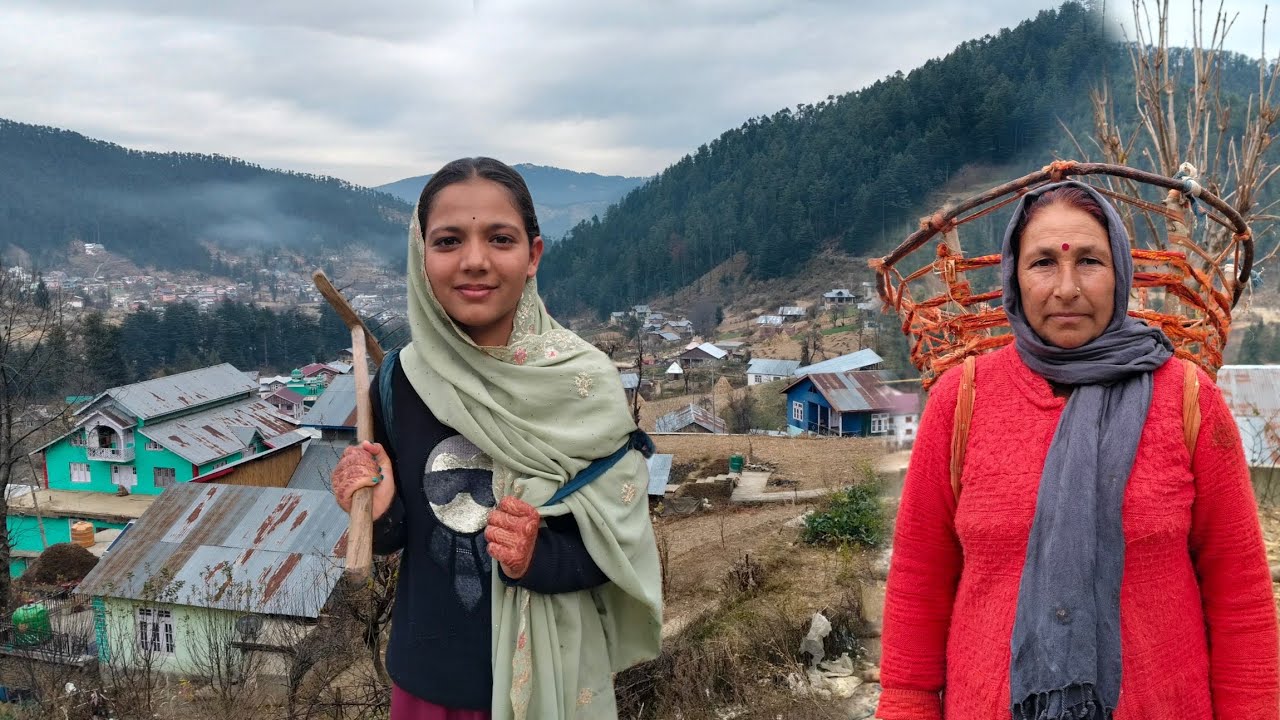 Village Life Of Bhaderwah || Life In Winter At Jammu Kashmir Mountains 