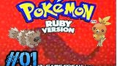 Pokemon Ruby Part 1 New Adventure and Starter
