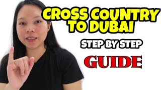 PAANO MAG CROSS COUNTRY TO DUBAI | STEP BY STEP !