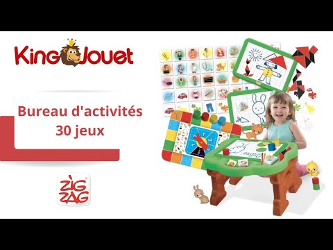 Bureau d'activités 30 jeux Zig Zag Educatif : King Jouet, Premiers