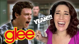 Vocal Coach Reacts GLEE - Jessies Girl | WOW He was