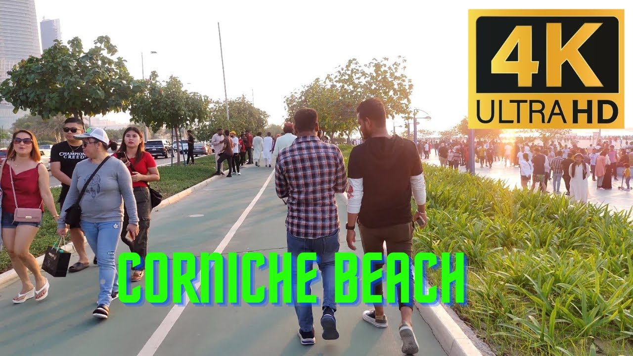Abu Dhabi Corniche [4K] Walking Tour | ULTRA HD Travel Adventure - YouTube