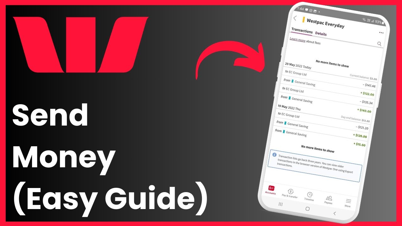 How to Send Money on WESTPAC Bank YouTube