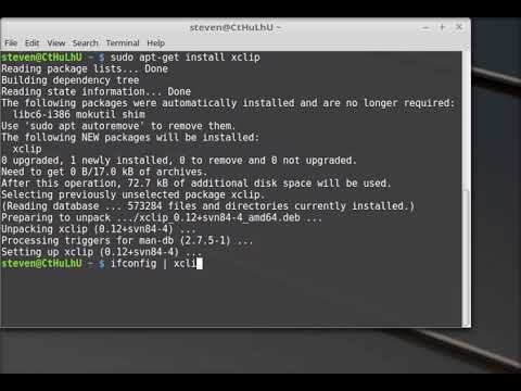 xclip - command line | clipboard | middle-click