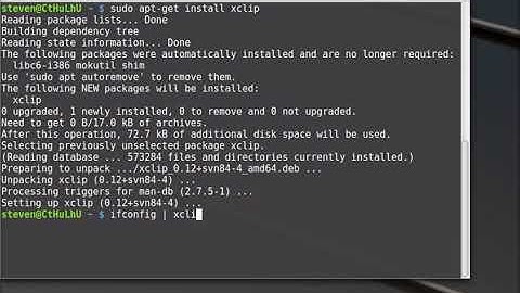 xclip - command line | clipboard | middle-click
