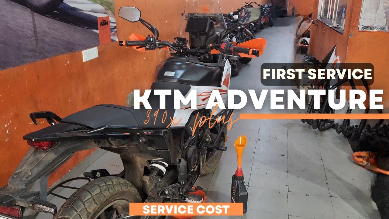 KTM 390 ADVENTURE X PLUSE FIRST SERVICE | SERVICE COST