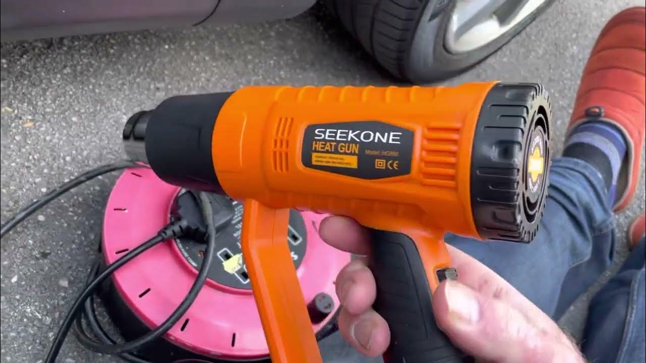 How to use a heat gun to restore your bumper YouTube