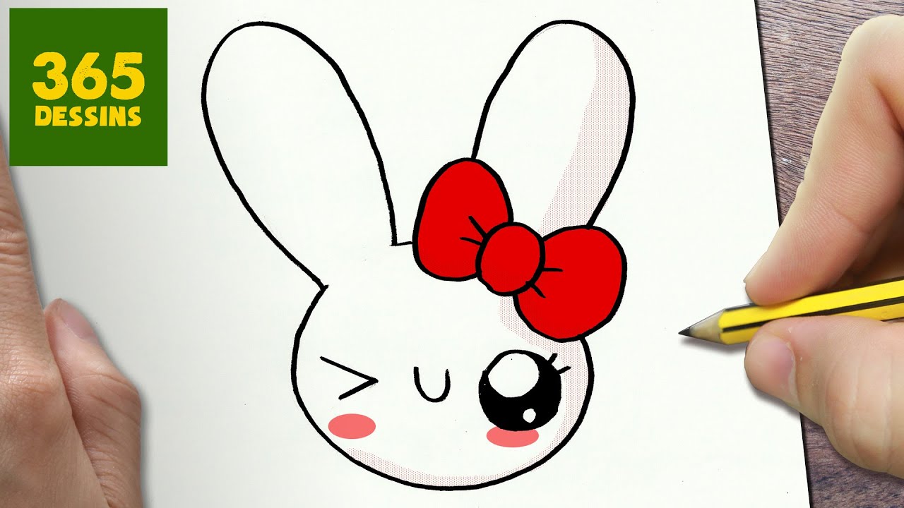 Comment Dessiner Lapin Kawaii Etape Par Etape Dessins Kawaii Facile Youtube