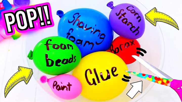 DIY BALLOON Popping SLIME! Making Slime with Ballo...