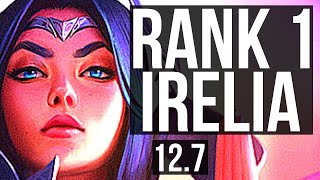 IRELIA vs NASUS (TOP) (DEFEAT) | Rank 1 Irelia, 7 solo kills, Rank 10 | TR Challenger | 12.7