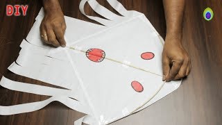 Kite Making | Ghost Kite How to Tie & Fly | Patang making | 2019