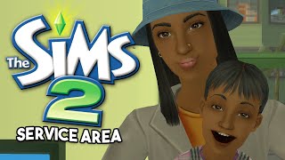 Playing In The Best Sims 2 Save File Ever! | (service area ep.1)