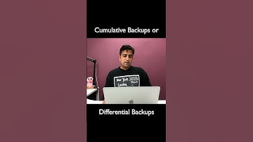 Cumulative backups or Differential backups