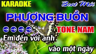 Phượng Buồn Karaoke Tone Nam Karaoke Mê Nhạc Sống- Beat Mới