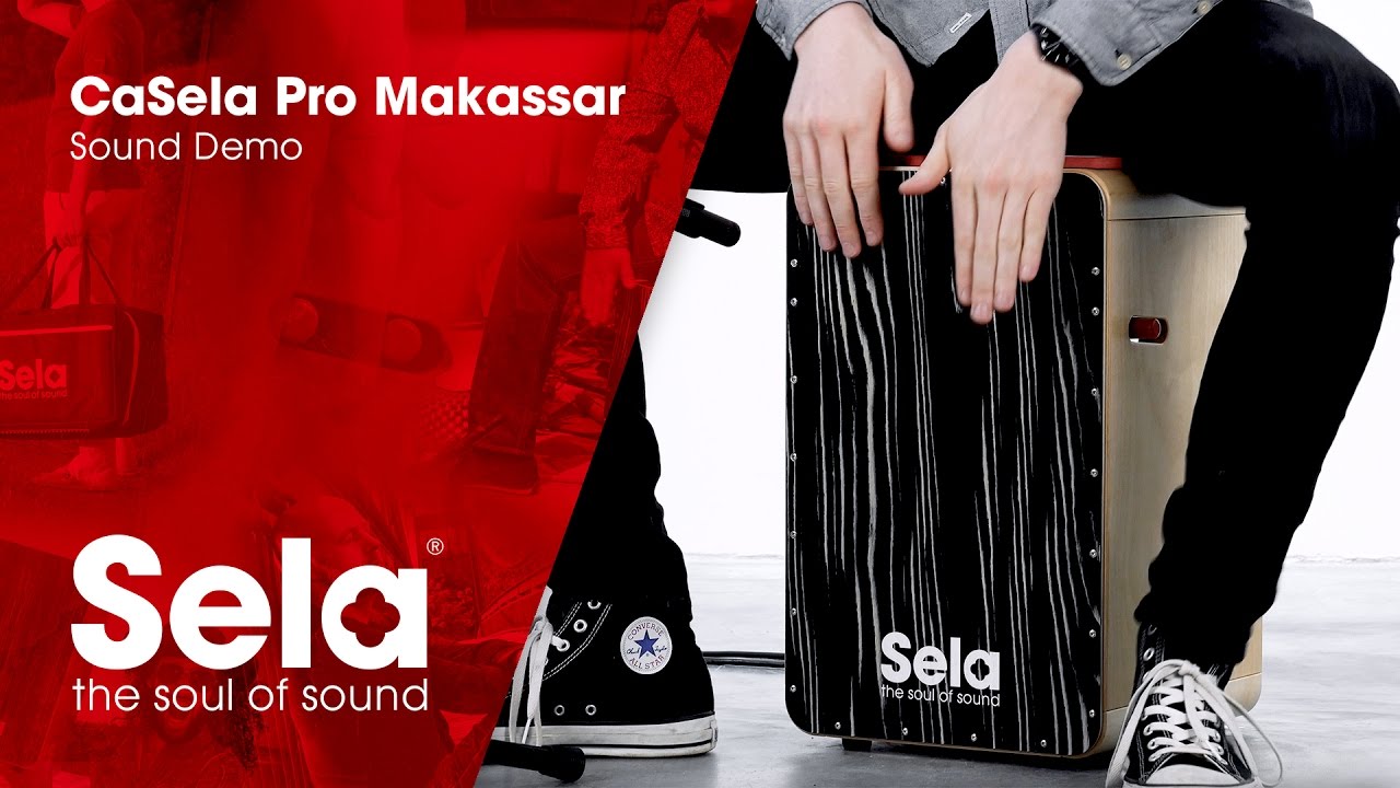 Sela SE 057 Casela Pro Makassar Cajon Box Drum Percussion (SE057
