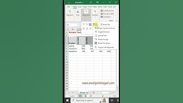 Rotate Text in Cells for Stylish Reports in Excel