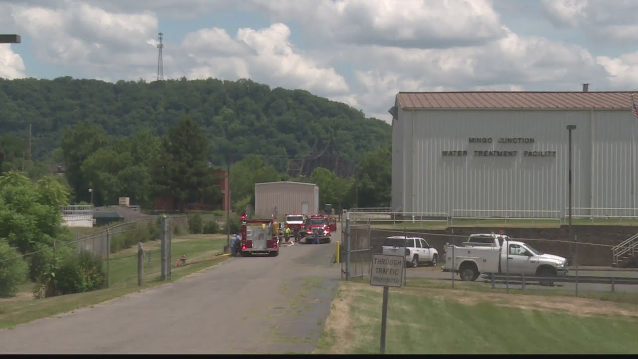 Rail car catches fire in Mingo Junction