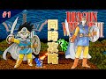 ドラクエ3 海外版 日本版 同時攻略1【ドラゴンクエスト3】（LongPlay of DragonWarrior3 US Ver & JP Ver #1）【レトロゲーム実況】