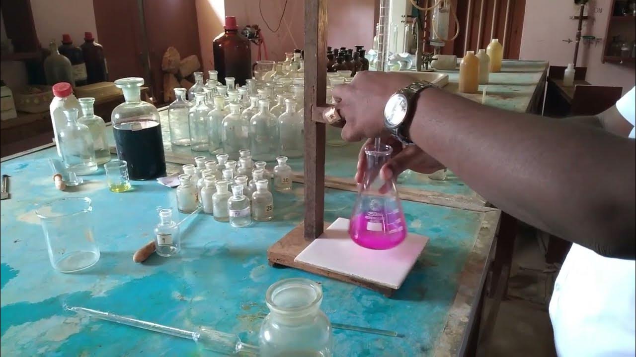 Estimation of Oxalic Acid by Acid Base titration Dr. V. Mohanraj