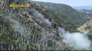 Wildfire north of Missoula grows to 182 acres