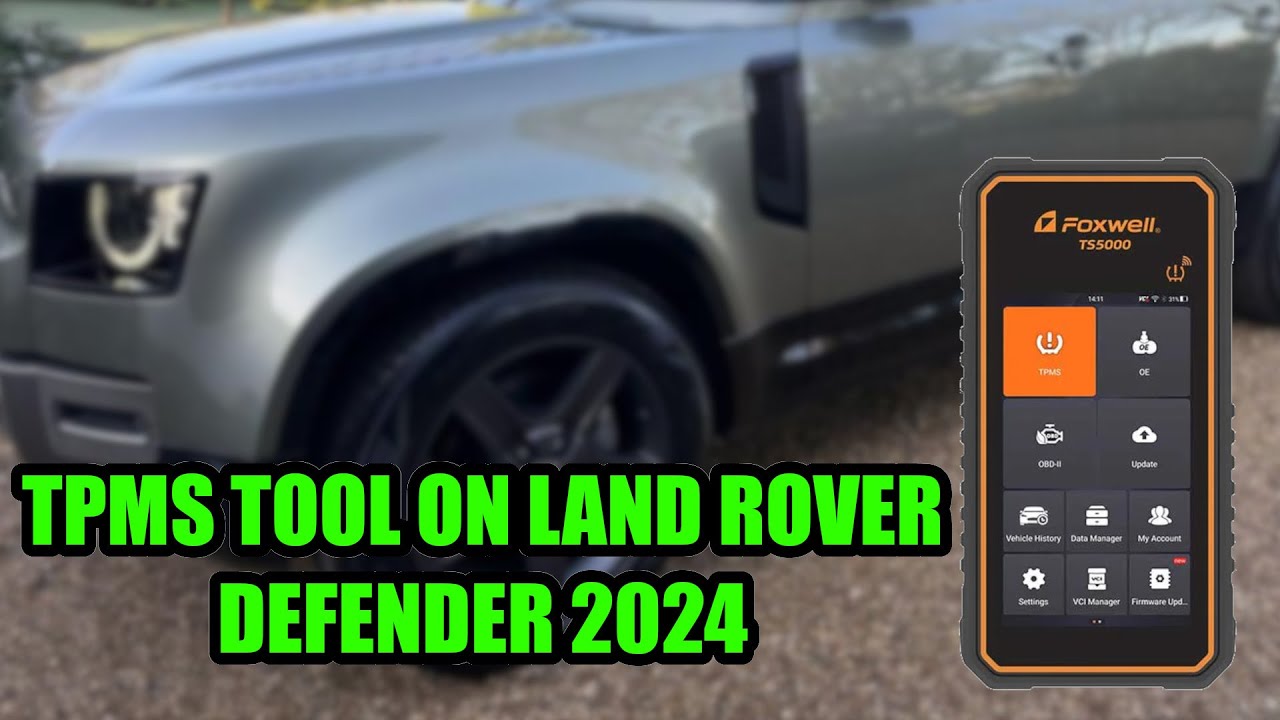 Foxwell TS5000 TPMS tool on Land Rover Defender 2024 - YouTube