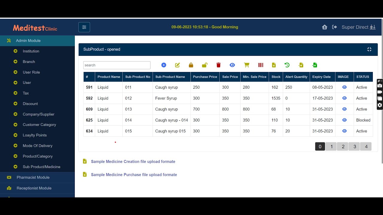Medical Store Management System - YouTube