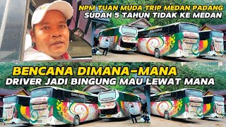 JALAN MENUJU PADANG LUMPUH TOTAL DRIVER JADI BINGUNG MAU LEWAT MANA