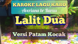 #KAROKE LAGU KARO | Averiana br Barus| Lalit Dua | Versi Patam Kocak