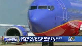 Southwest Airlines Investigating Into Report Pilot Used Anti-Biden Phrase On Flight