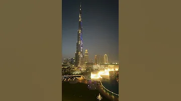 الامارات العربية المتحدة برج خليفة نافورة دبي الراقصة Shorts Fyp Uae 