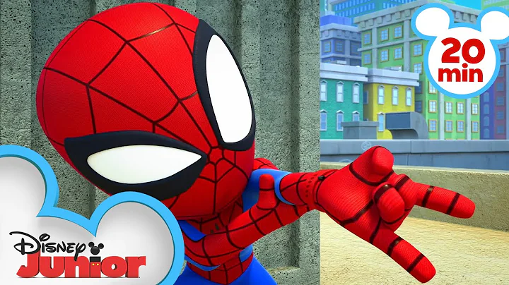 Les moments les plus époustouflants de Spidey 🕸️ | Marvel's Spidey et ses amis extraordinaires | Compilation | @disneyjunior