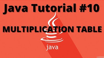Write a java program to print multiplication table in Java? Tutorial 10