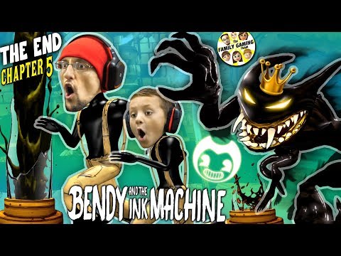 king-bendy-&-the-glitch-machine!-fgteev-gurkey-turkey-chapter-5-ending-(the-last-reel-ink)