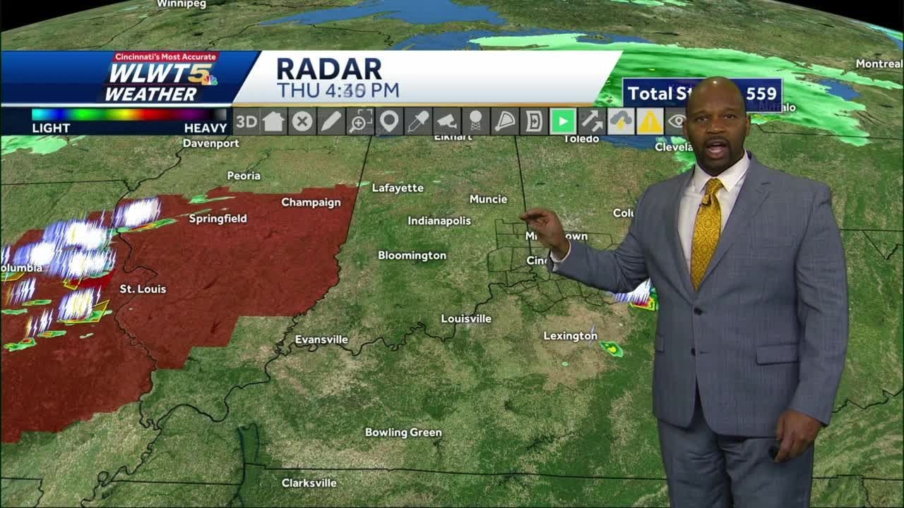 Tornado watch issued ahead of second round of storms - YouTube