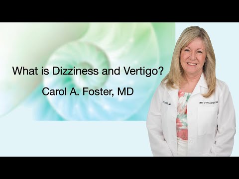 What is dizziness and vertigo?