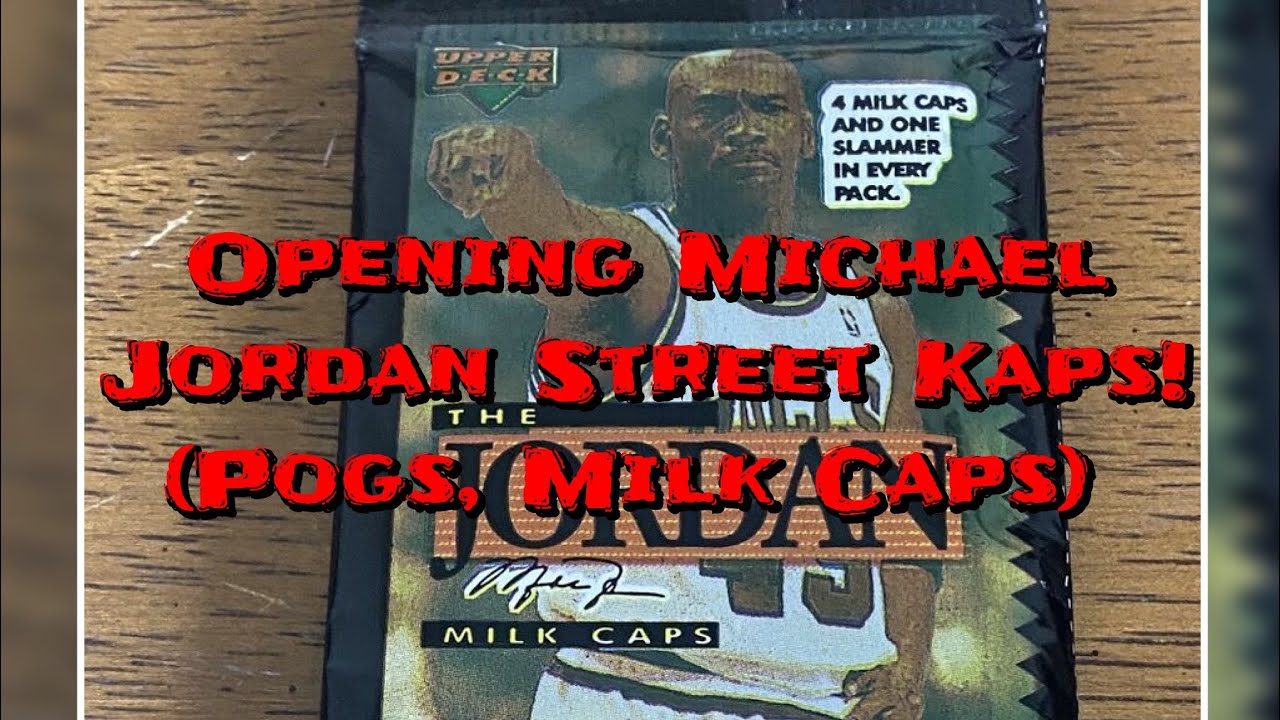 1995 Michael Jordan Street Kaps (Pogs, Milk Caps) PACK OPENING