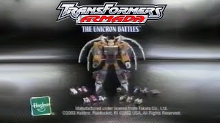 Transformers Armada THE UNICRON BATTLES Commercial (2003)