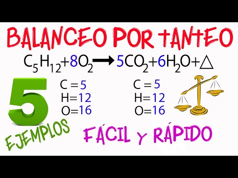 Video: ¿Cómo se equilibran los ejemplos de ecuaciones químicas?