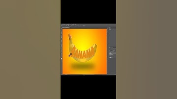 Banana Text Effect In photoshop | Photoshop Short tutorials